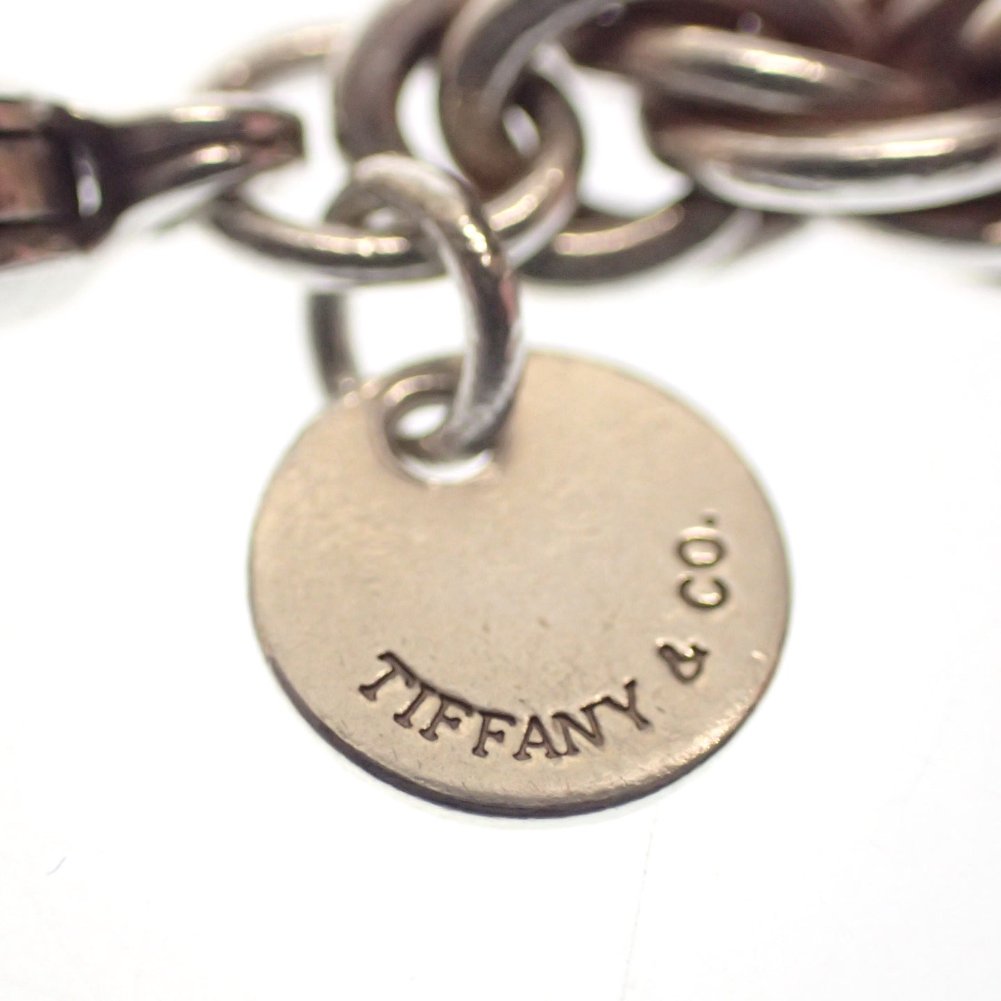 美品◆ティファニー ブレスレット ツイスト チェーン SV925 シルバー Tiffany&Co.【AFI12】