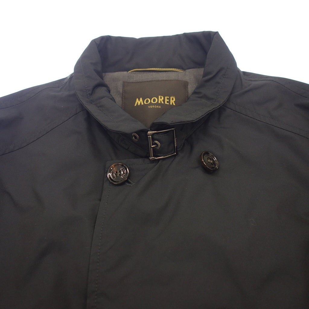 美品◆ムーレー コート モランディ ナイロン メンズ ブラック サイズ48 SC-MORANDI-KM MooRER【AFB40】