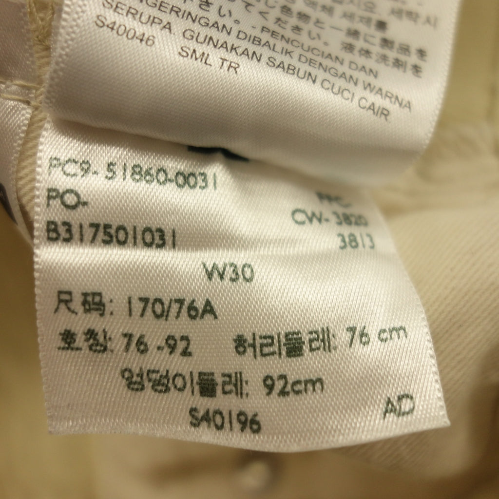 美品◆リーバイス ヴィンテージ クロージング ピケパンツ 1960年 519 復刻 51860 メンズ ベージュ サイズW30 LEVIS LVC LEVI'S VINTAGE CLOTHING【AFB13】