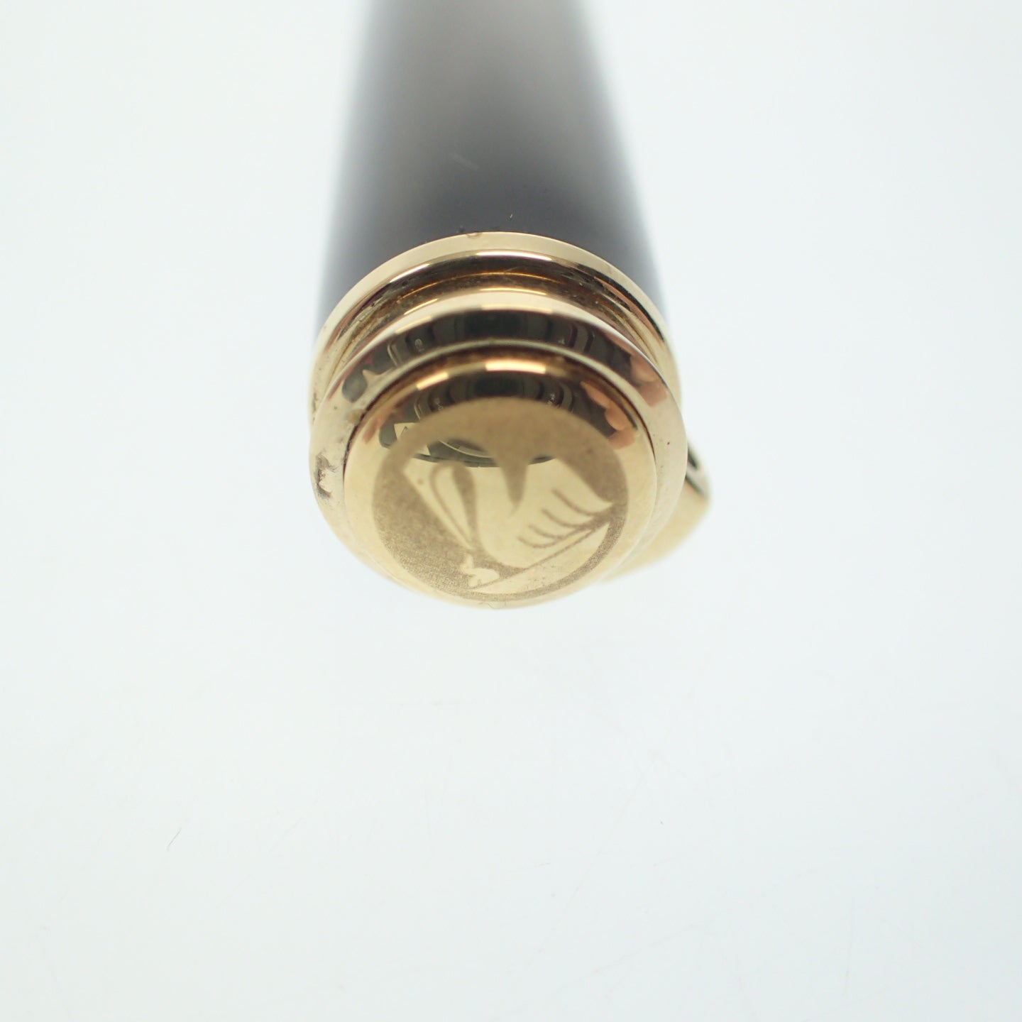 美品◆ペリカン 万年筆 M800 スーベレーン ペン先18C-750 F 縞 ブルー&ブラック系 PELIKAN SOUVERAN【AFI11】