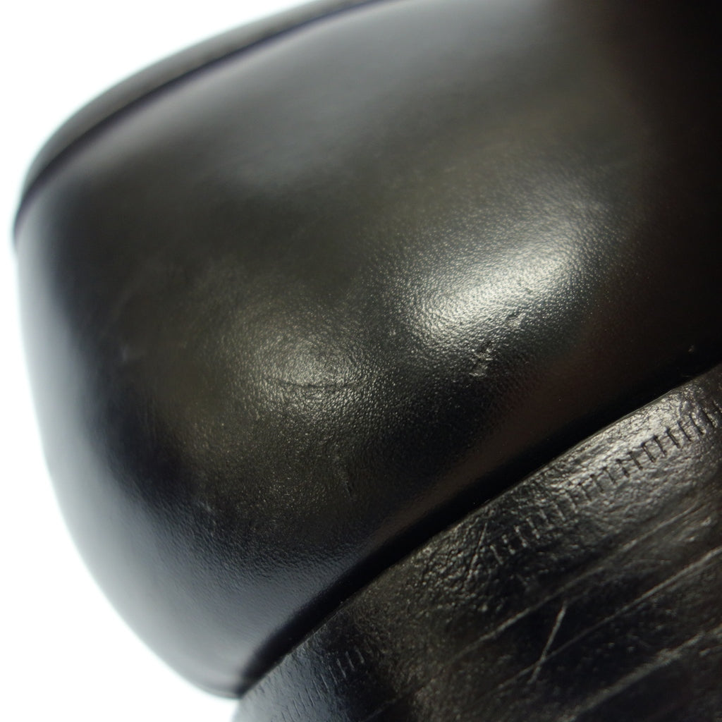 美品◆クロケット&ジョーンズ ローファー レザーシューズ MARSTON メンズ サイズ6 黒 CROCKETT&JONES【AFC23】