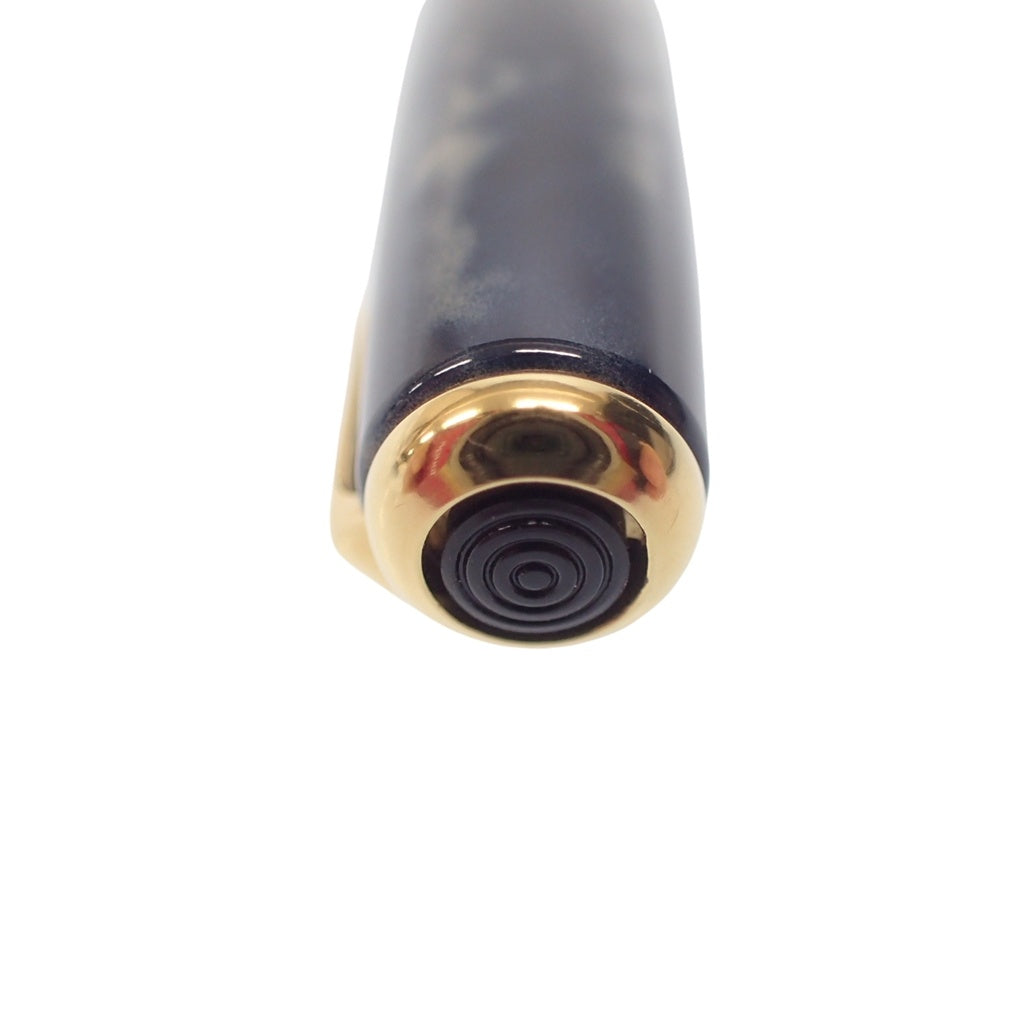 美品◆パーカー ソネット キャップ式 ボールペン マーブル ブルー系 PARKER【AFI2】