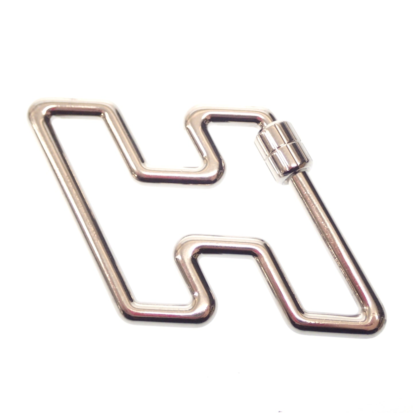 エルメス キーリング Hトゥスピード シルバー金具 HERMES【AFI13】【中古】