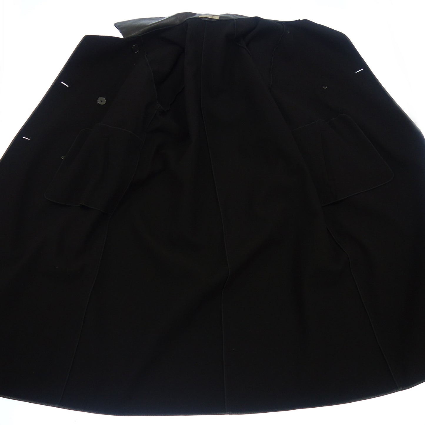 極美品◆ボッテガヴェネタ レザーコート レディース ブラック 40 Bottega Veneta【AFG1】