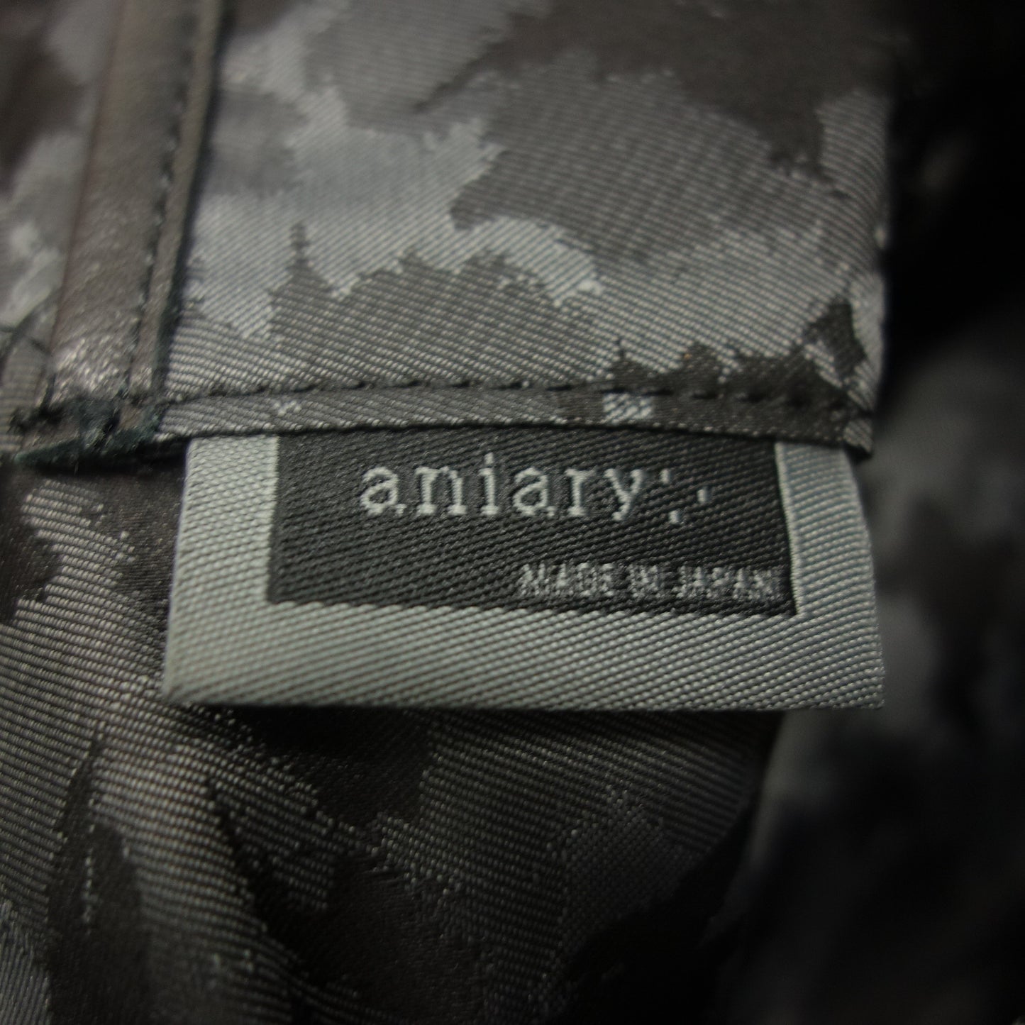 アニアリ レザー ショルダーバッグ シルバー金具 黒 aniary【AFE12】【中古】