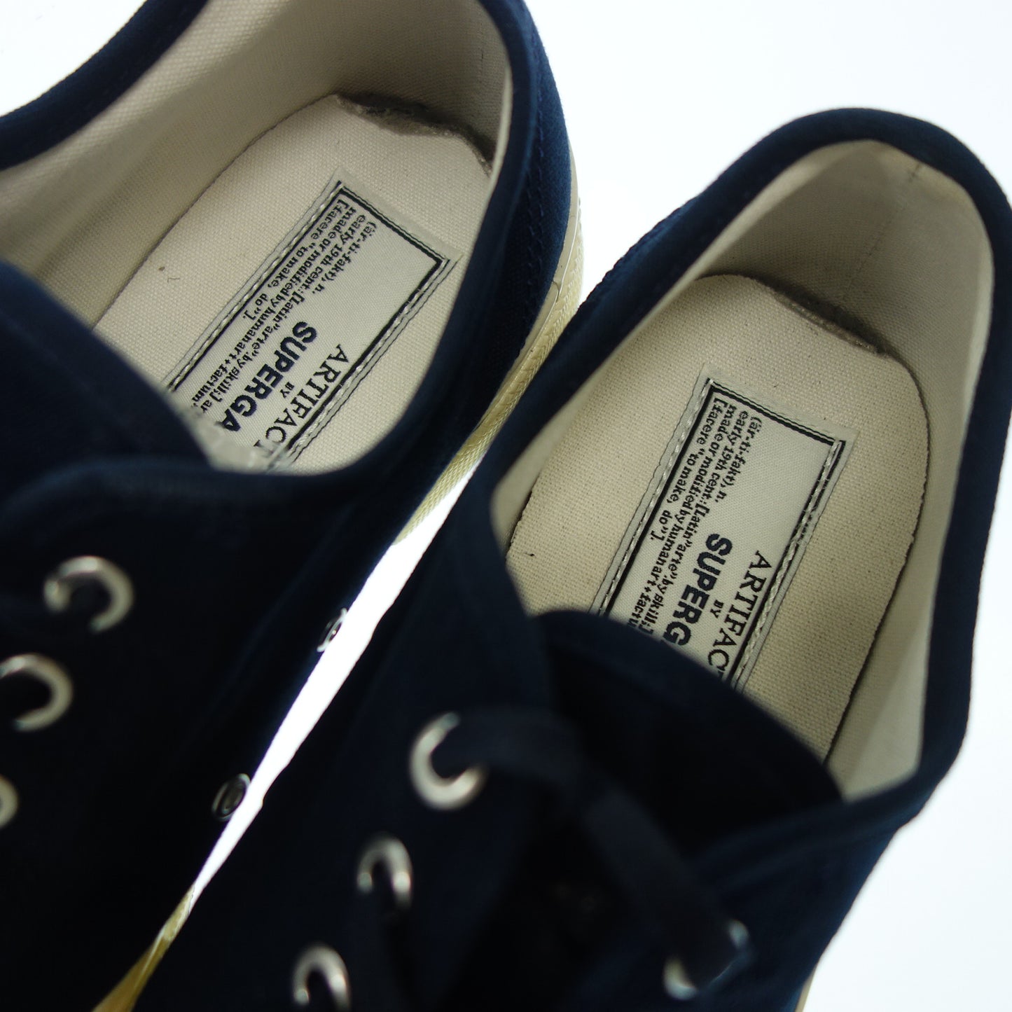アーティファクト バイ スペルガ スニーカー メンズ 8 紺 ARTIFACT BY SUPERGA【AFC54】【中古】