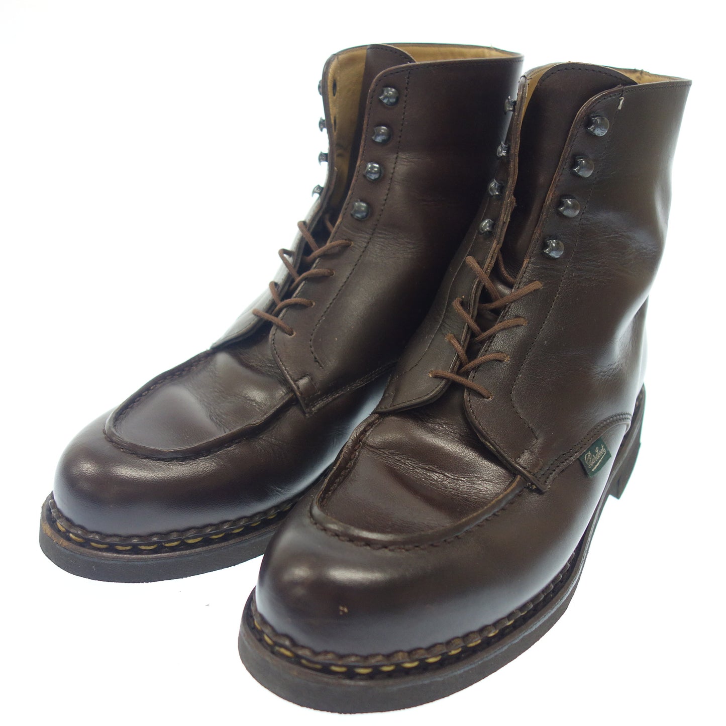 状况良好 ◆ Paraboots 系带靴 Beaulieu 皮革棕色尺寸 8 Paraboot Beaulieu
