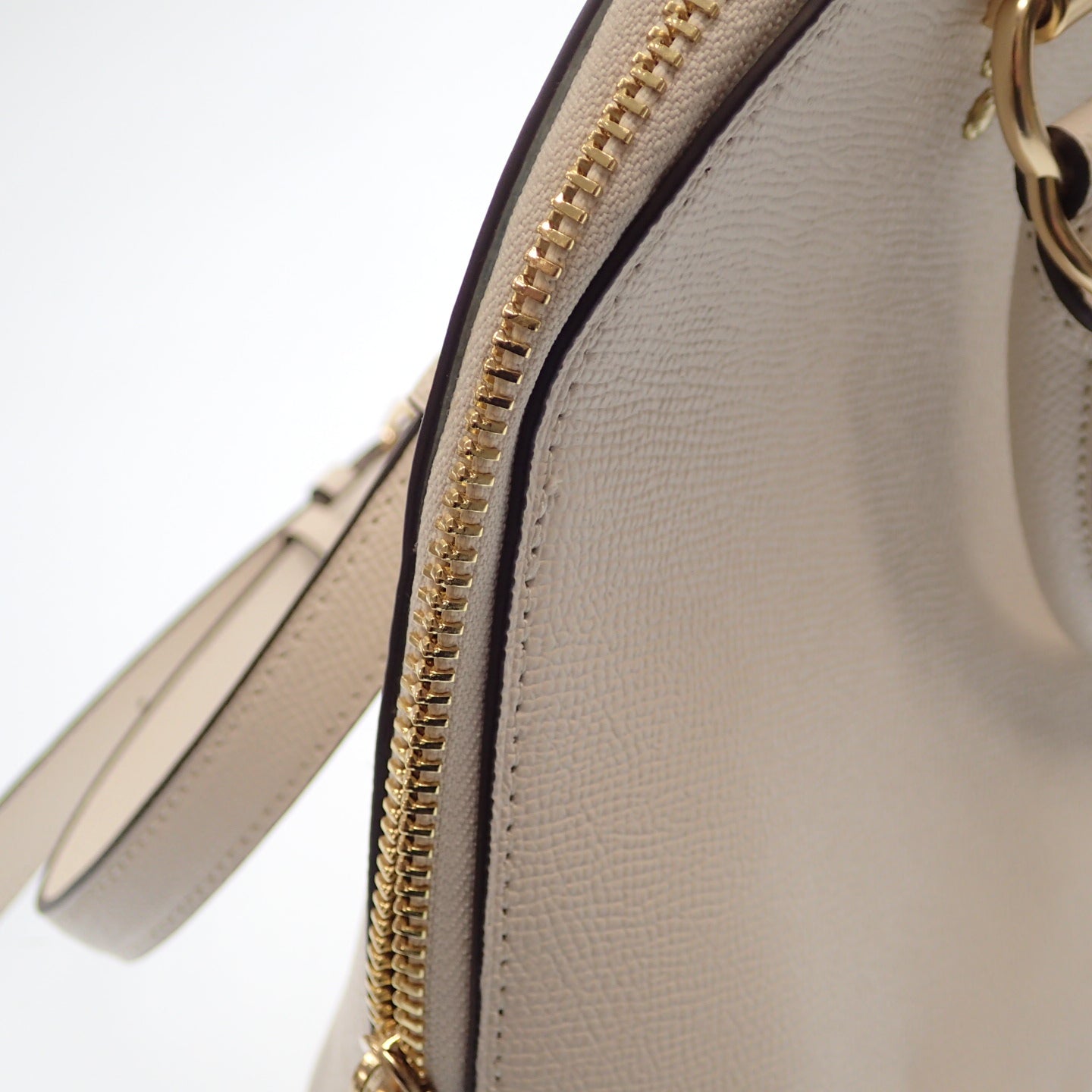 新品同様◆コーチ バッグ レザー 2Way KATY SATCHEL 2553 アイボリー COACH【AFE9】