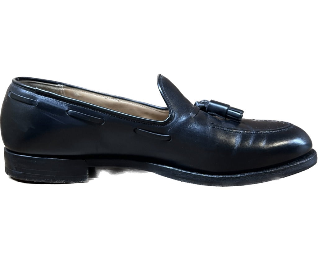 美品◆クロケット&ジョーンズ タッセルローファー キャベンディッシュ CAVENDISH3 黒 UK9E CROCKETT&JONES
