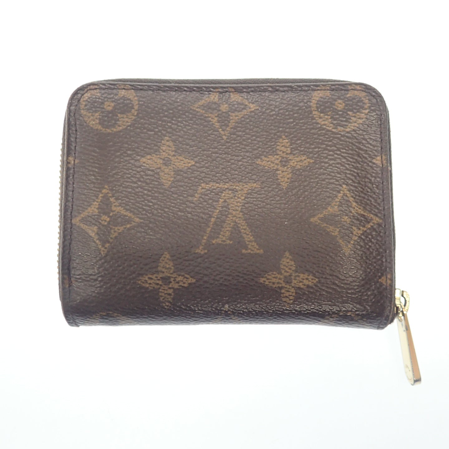 中古◆ルイヴィトン モノグラム ジッピーコインパース M60067 ブラウン系 LOUIS VUITTON【AFI12】