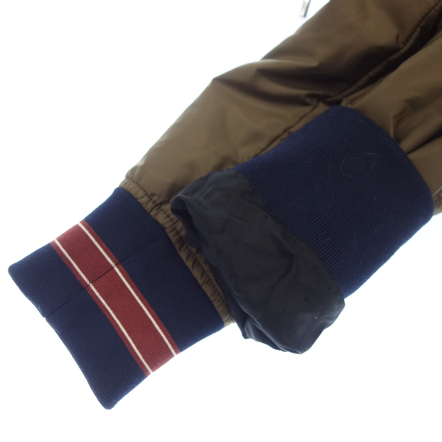 ドルチェ&ガッバーナ ジップアップパーカー レザー 切替 メンズ 46 黒×茶 DOLCE&GABBANA【AFG1】【中古】