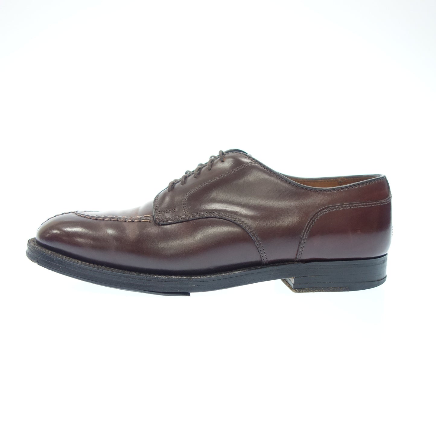 美品◆オールデン 2210 レザーシューズ Uチップ メンズ 7.5 茶 Alden【AFC47】
