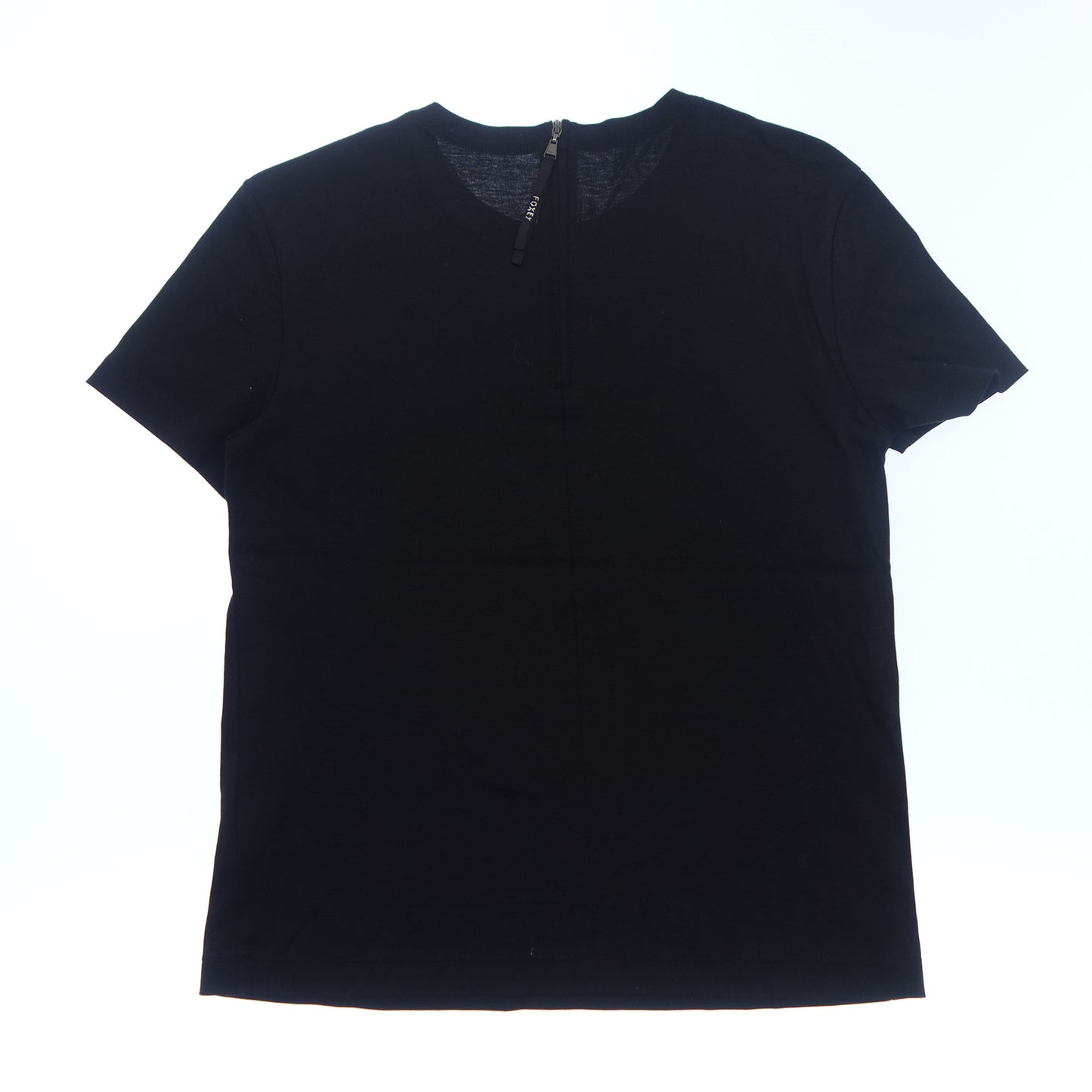 美品◆フォクシー ニューヨーク Tシャツ 40129 レディース ブラック系 サイズ40 FOXEY NEW YORK【AFB52】