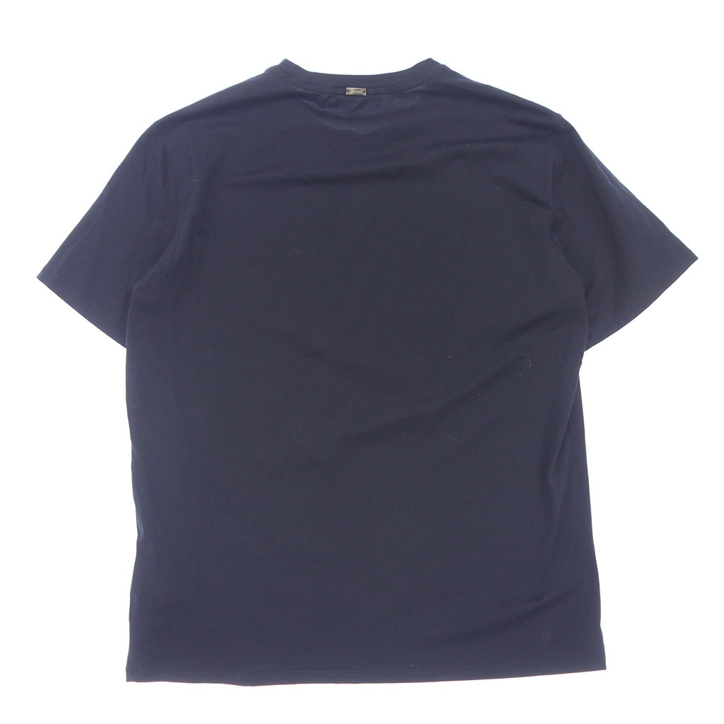 極美品◆ヘルノ Tシャツ クルーネック サイズ48 メンズ ネイビー JG0003U-52003-9200 HERNO【AFB20】
