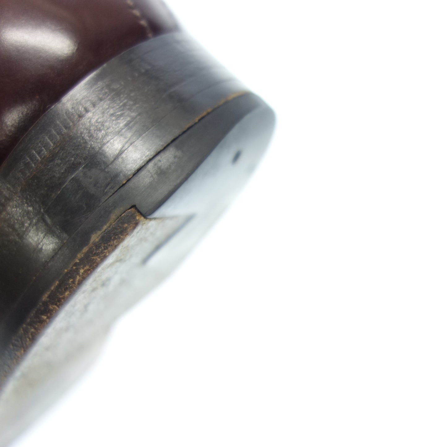 美品◆オールデン 2210 レザーシューズ Uチップ メンズ 7.5 茶 Alden【AFC47】