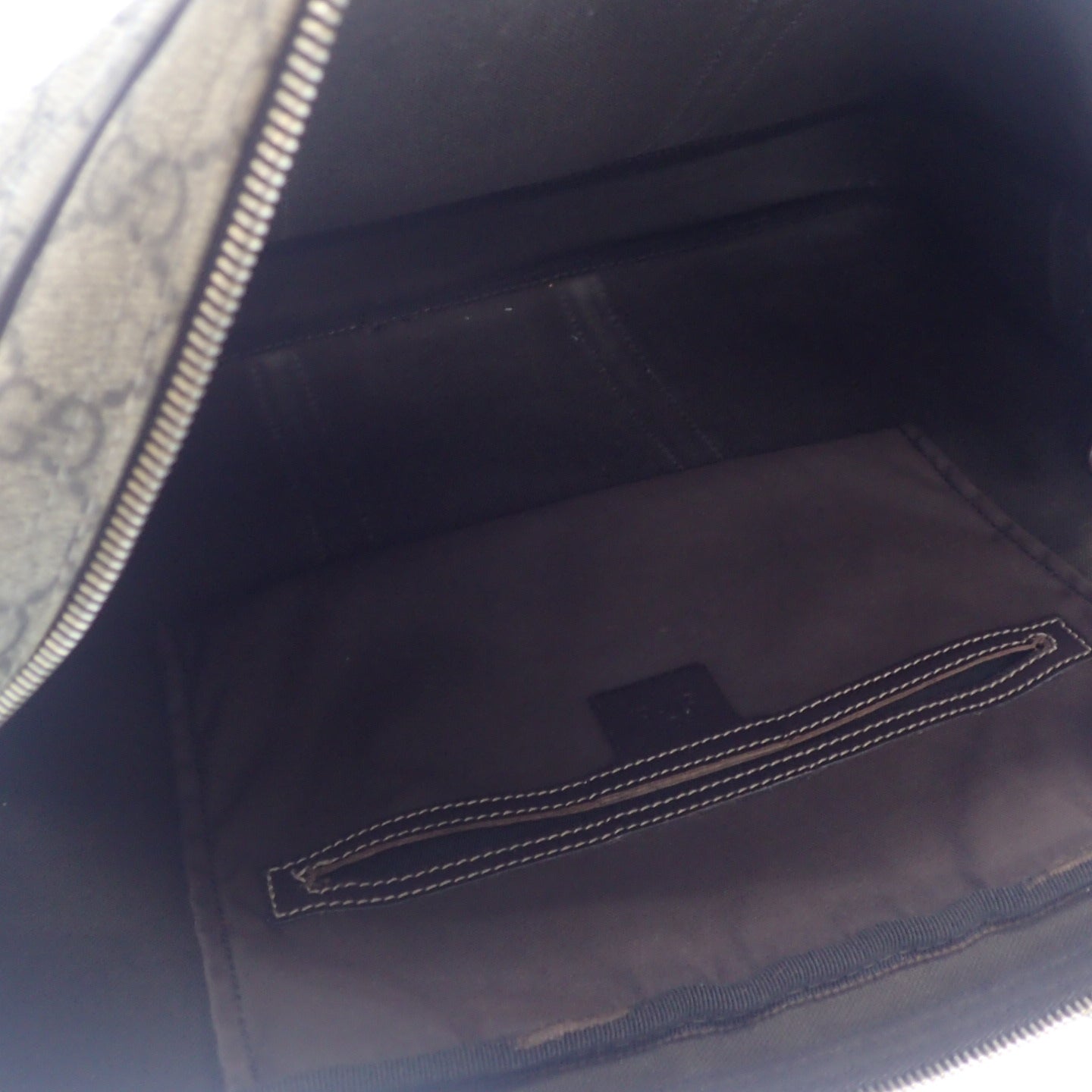 中古◆グッチ GGスプリーム ブリーフケース ビジネスバッグ 201480 ブラウン系 GUCCI【AFE12】