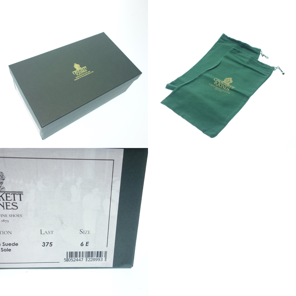 美品◆クロケット&ジョーンズ レザーシューズ タッセル ローファー キャベンディッシュ3 スエード メンズ UK6 ブラウン Crockett&Jones CAVENDISH3【LA】