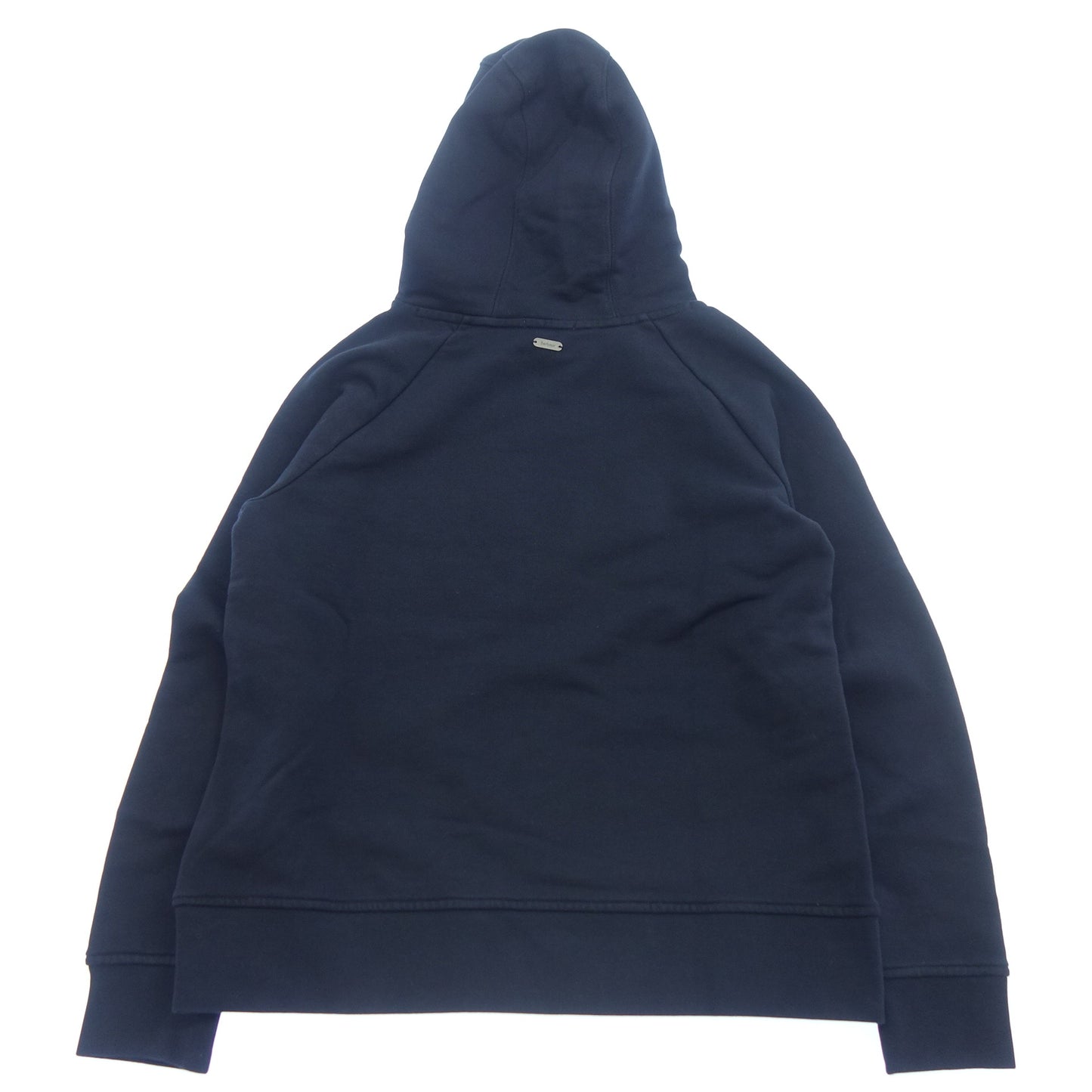 バブアー パーカー プルオーバー ロゴ刺繍 レディース ネイビー 36 Barbour【AFB40】【中古】