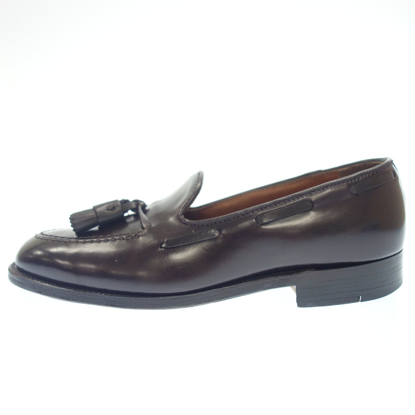状况非常好 ◆ Alden 皮鞋流苏乐福鞋 563 Cordovan 深酒红色 US7D Alden