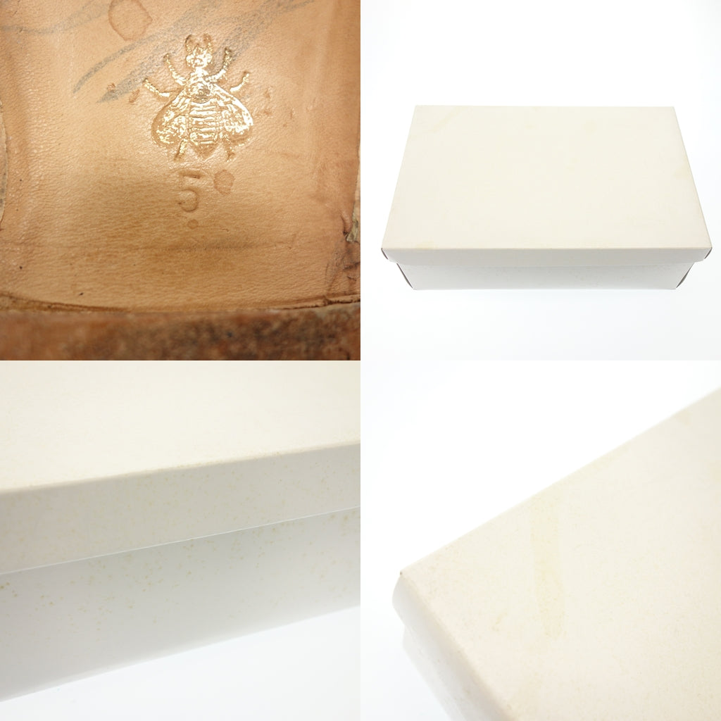 中古◆ポールハーデン スリッポン レザー レディース ブラック サイズ5 Paul Harnden【AFD7】