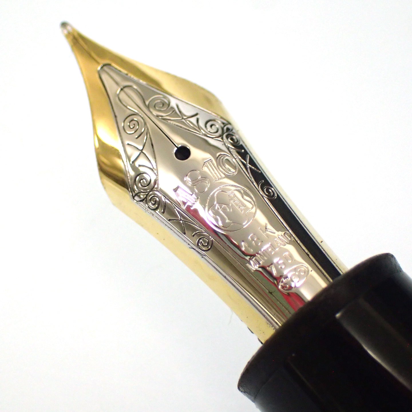 モンブラン 万年筆 マイスターシュテュック NO.149 ペン先18K750 黒 MONTBLANC【AFI3】【中古】