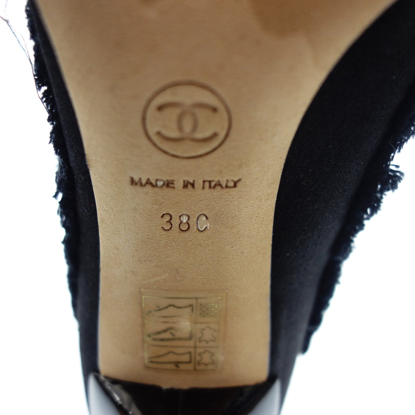シャネル ヒールパンプス フリル サテン ココマーク レディース 38 黒 CHANEL【AFD4】【中古】