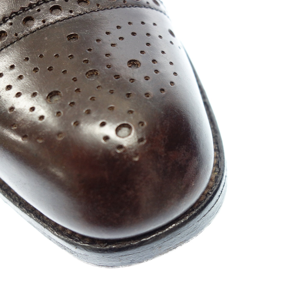中古◆ジェイエムウエストン レザーシューズ パンチドキャップトゥ 310 メンズ 6 ブラウン J.M.WESTON【LA】