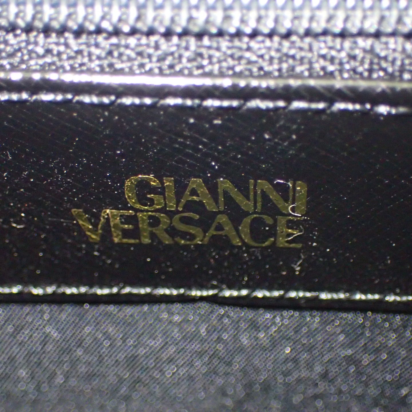 ジャンニヴェルサーチ ショルダーバッグ ゴールド金具 GIANNI VERSACE【AFE10】【中古】