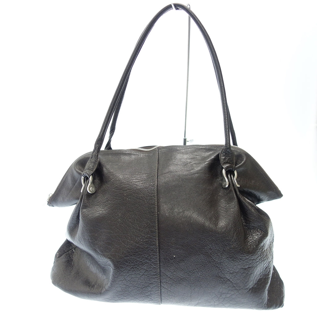 中古◆イッセイミヤケ トートバッグ ブラウン ISSEY MIYAKE【AFE6】