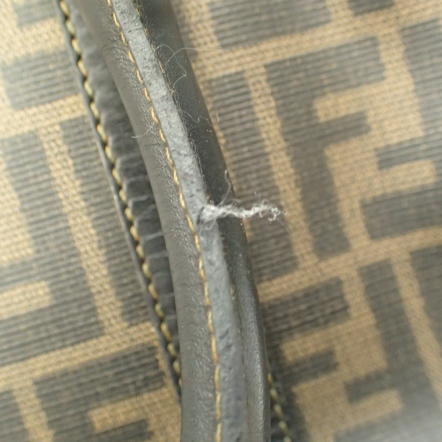 中古◆フェンディ ハンドバッグ ズッカ ブラウン系 FENDI【AFE11】