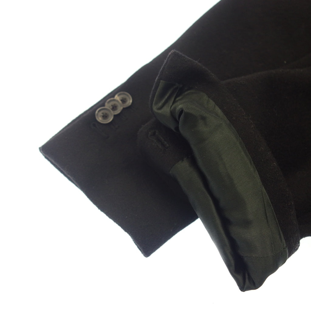美品◆ラルディーニ フィールド チェスターコート CO.1403 メンズ 46サイズ7REG ブラック 国内正規品 LARDINI【AFB15】