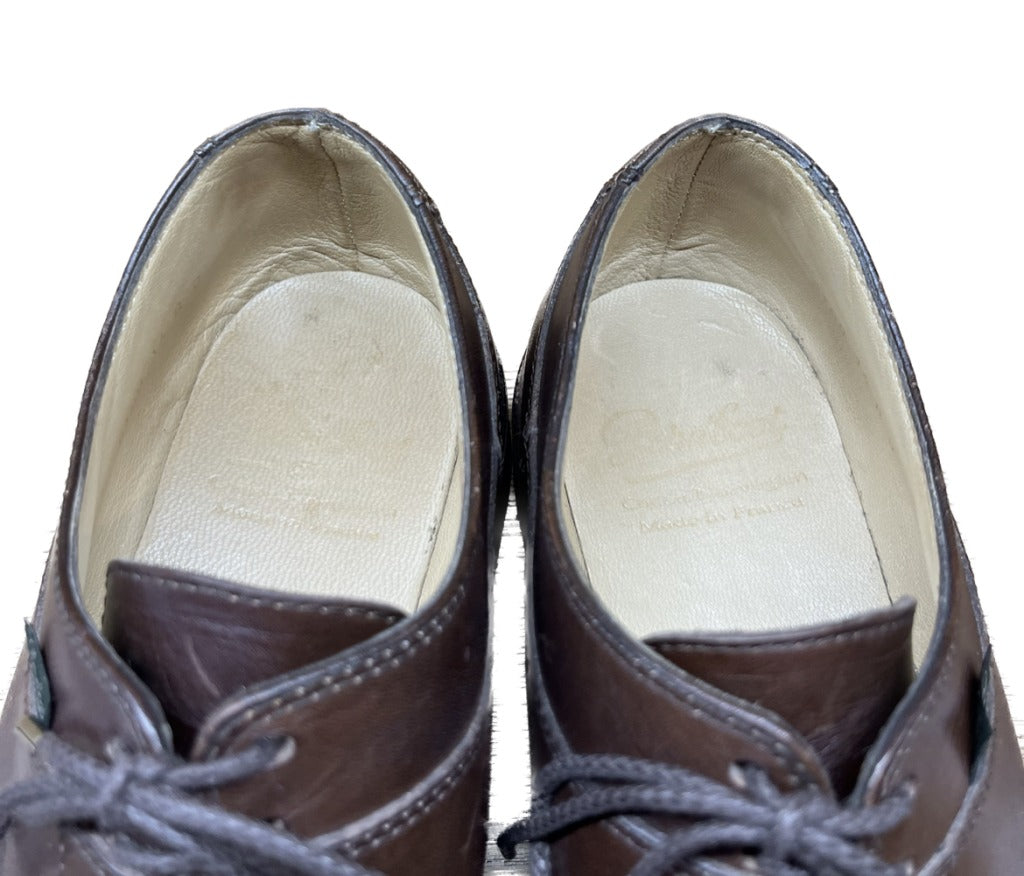 美品◆パラブーツ レザーシューズ アヴィニョン Uチップ UK8 カフェ Paraboot