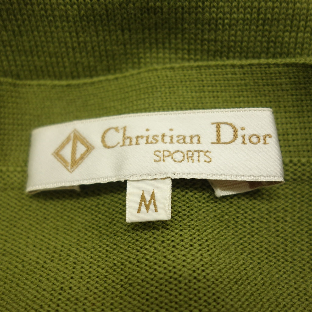 美品◆クリスチャン ディオール スポーツ カーディガン レディース サイズM オリーブ Christian Dior Sports【AFB37】