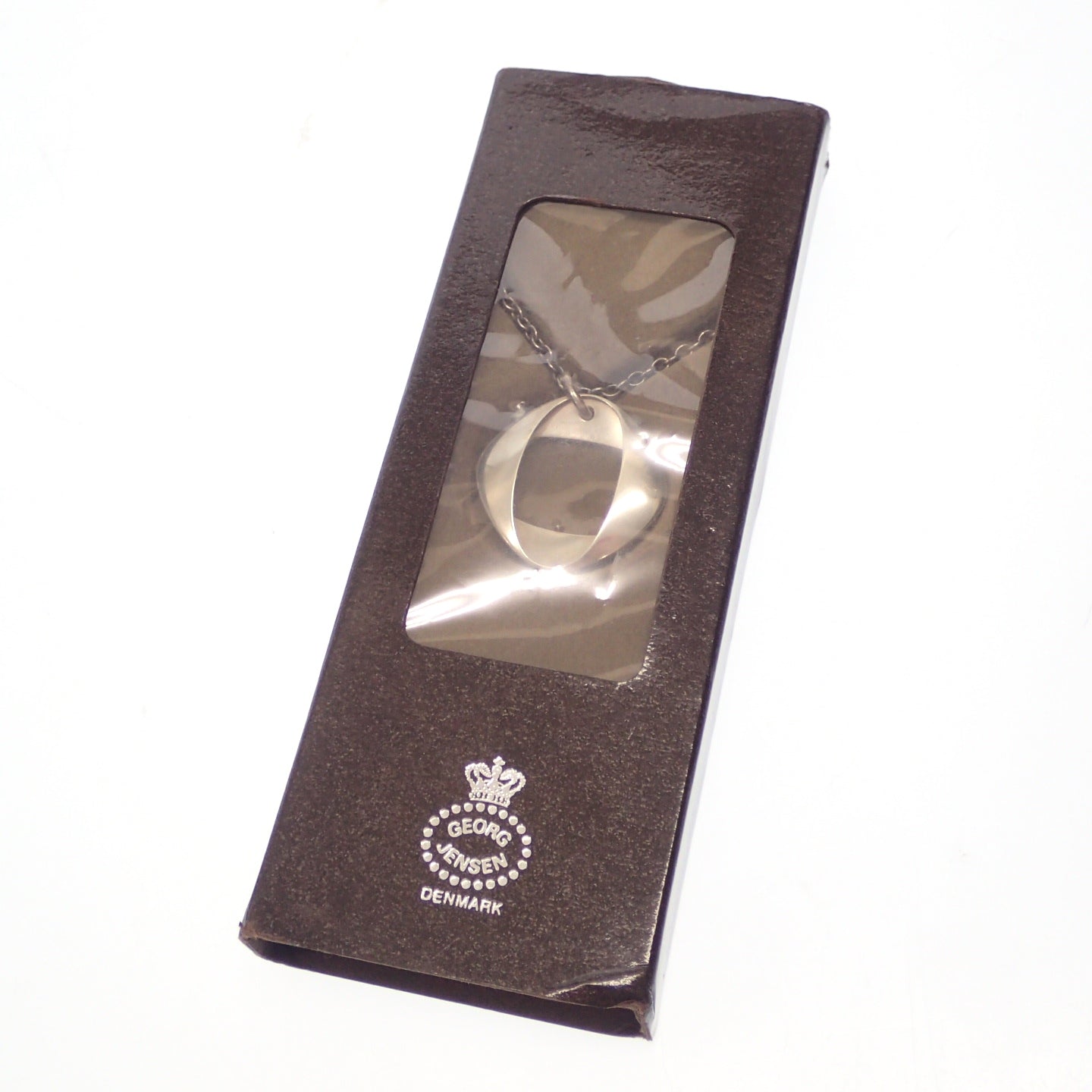 ジョージジェンセン ネックレス ツイスト SV925 シルバー 箱 Georg Jensen【AFI15】【中古】