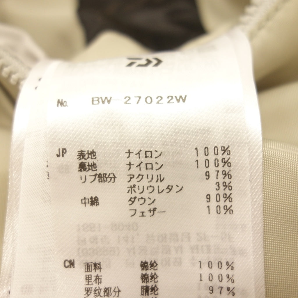 美品◆ダイワピア39 ジャケット テックリバーシブル MA-1 メンズ サイズM ベージュ系 BW-27022W DAIWA PIER39【AFF24】