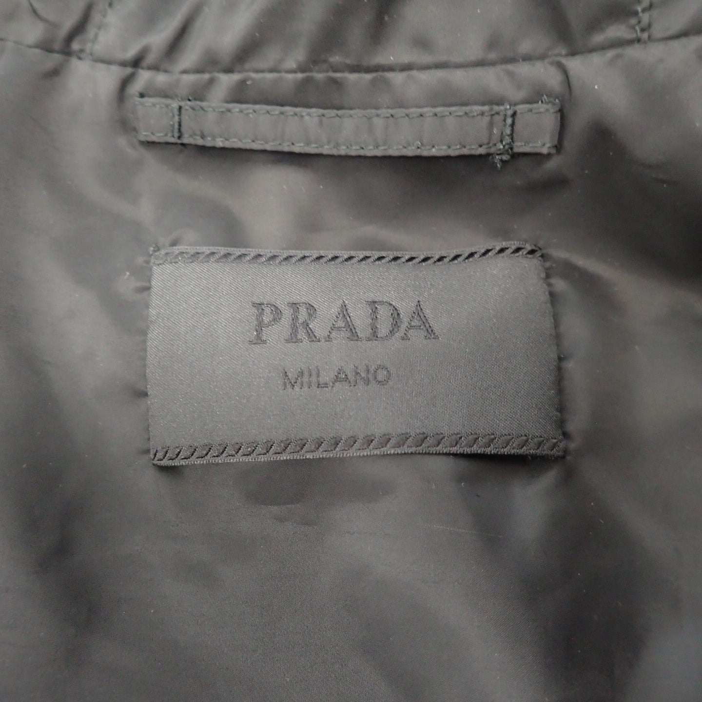 プラダ ナイロン ジャケット メンズ ブラック 48 PRADA【AFB21】【中古】