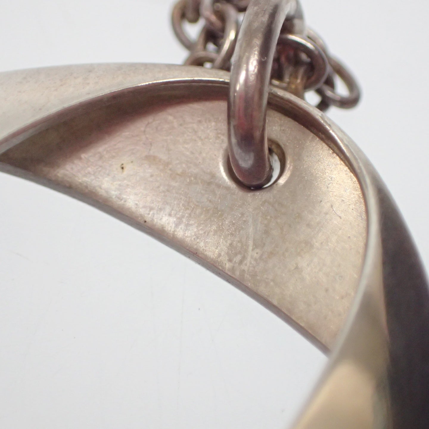 ジョージジェンセン ネックレス ツイスト SV925 シルバー 箱 Georg Jensen【AFI15】【中古】