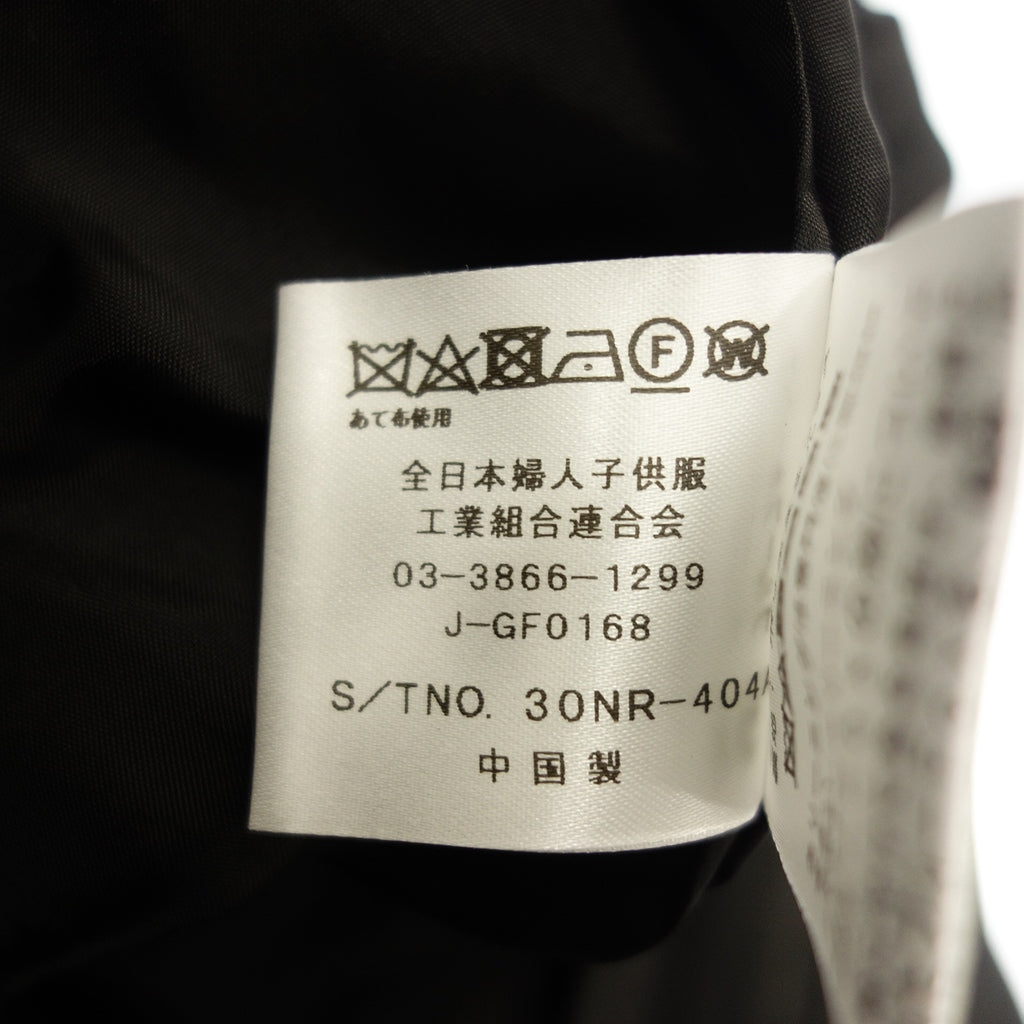 美品◆イヴェール カシミア コート ブルーフォックスファー付 ブラック サイズ9AR I'hiver【AFF19】