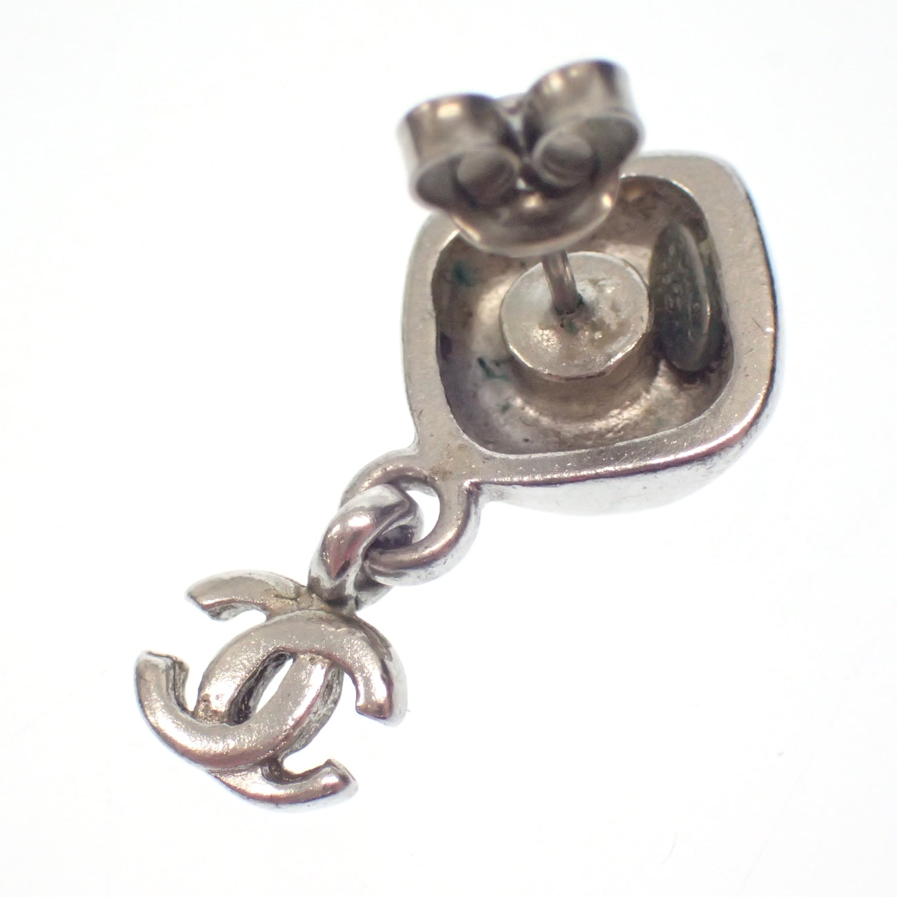 シャネル ピアス スイング ココマーク 99A シルバー CHANEL【AFI11】【中古】