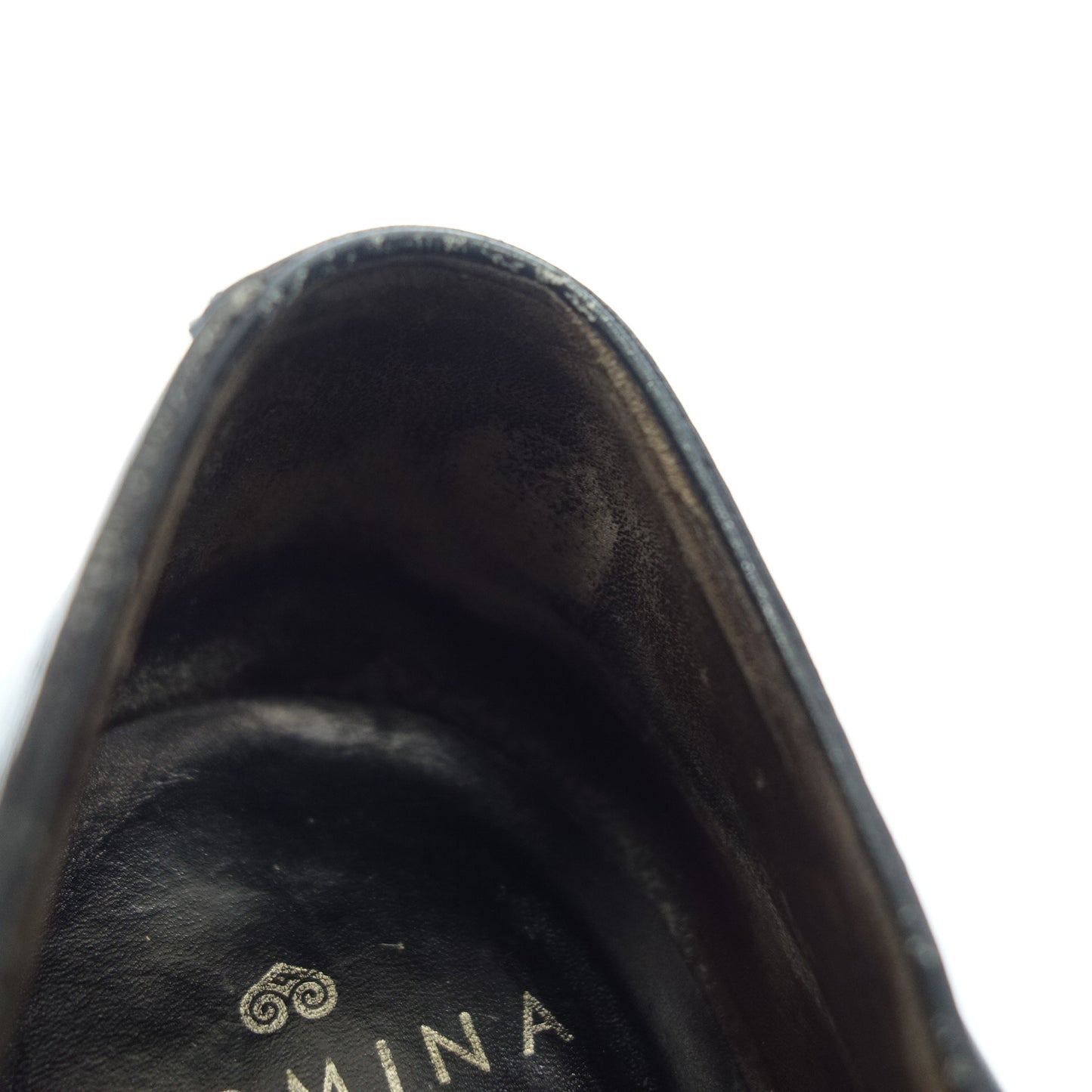 中古◆カルミナ シングルモンク ストラップ レザーシューズ 80425 メンズ ブラック UK8 CARMINA【AFC5】