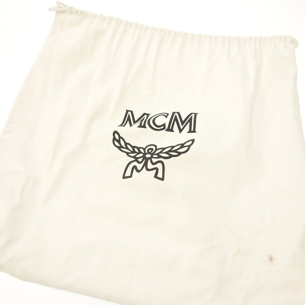 美品◆エムシーエム リュックサック Sサイズ ブラック サイドスタッズ Sサイズ MCM【AFE12】