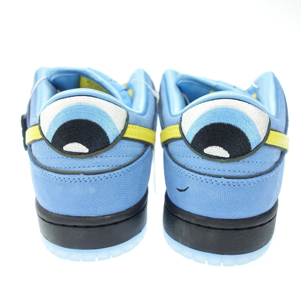 新品同様◆パワーパフガールズ × ナイキ SB スニーカー ダンク DUNK LOW Pro QS BUBBLES メンズ ブルー サイズ27.5 FZ8320-400 Nike【AFD1】