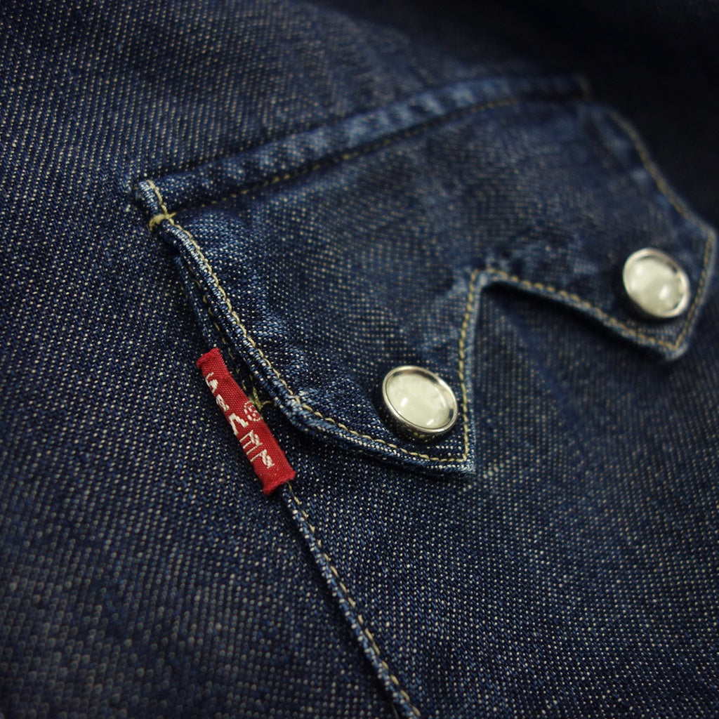美品◆リーバイス ヴィンテージ クロージング デニムシャツ 長袖 1955年 復刻 bigE メンズ インディゴ サイズXS LEVIS LVC LEVI'S VINTAGE CLOTHING【AFB3】