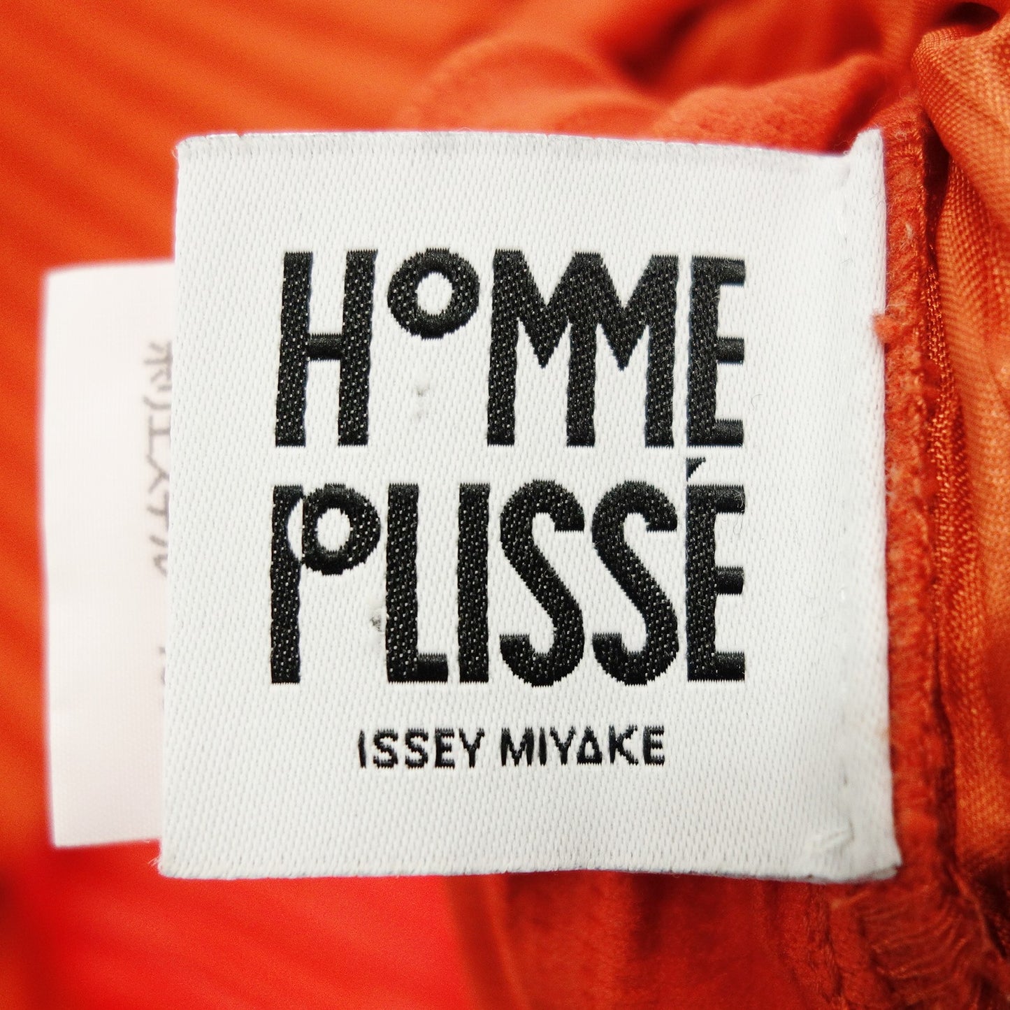 美品◆イッセイミヤケ オム プリッセ カーディガン ジャケット プリーツ HP51JL105 メンズ サイズ4 オレンジ ISSEY MIYAKE HOMME PLISSE【AFB30】