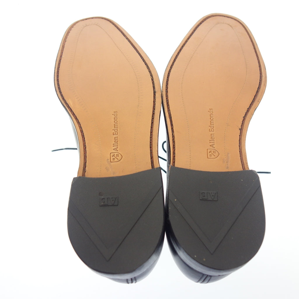 極美品◆アレンエドモンズ レザーシューズ セミブローグ メンズ ブラック サイズ8D Allen Edmonds【AFD1】