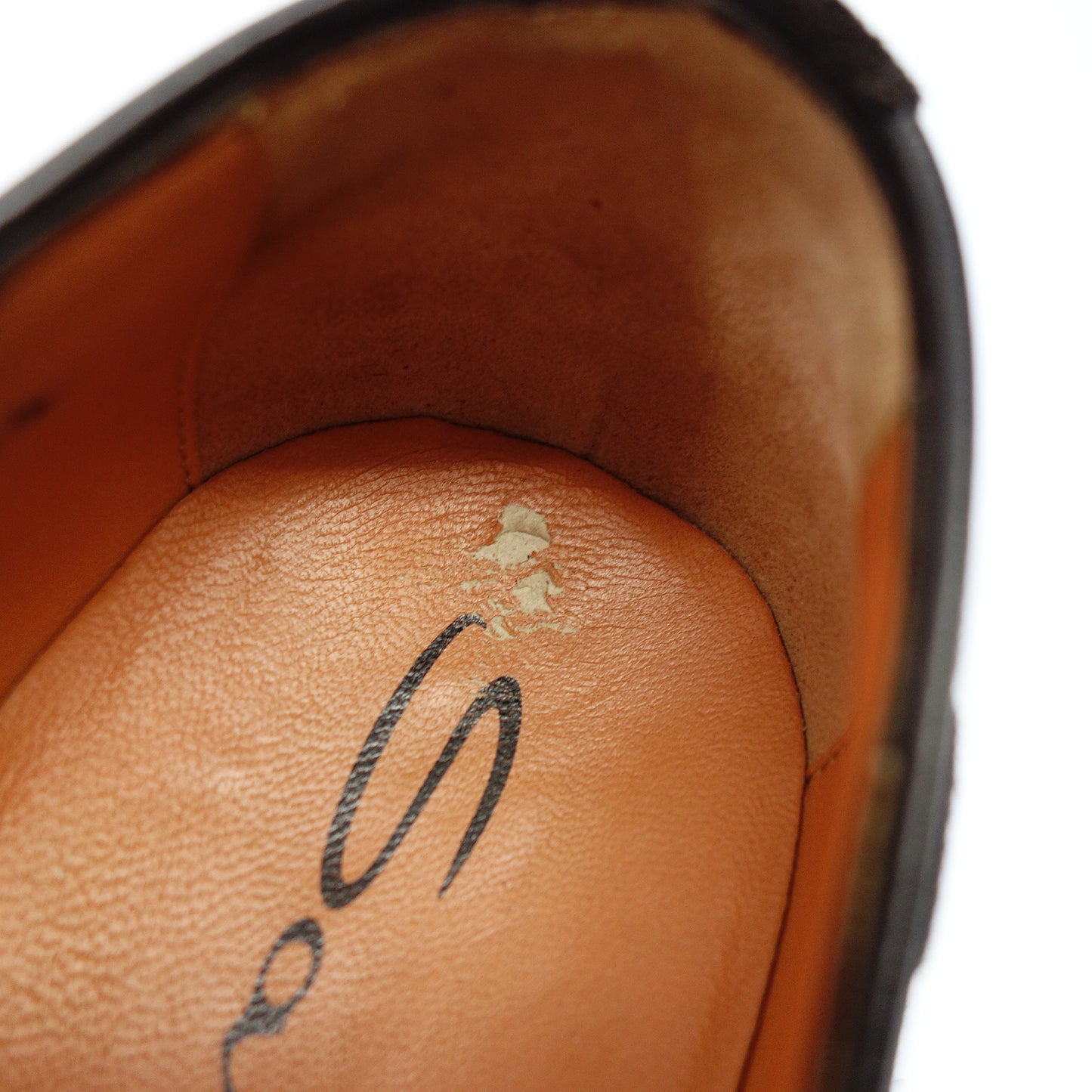 サントーニ タッセルローファー 16712 スエード メンズ ブラウン 6.5 Santoni【AFD9】【中古】