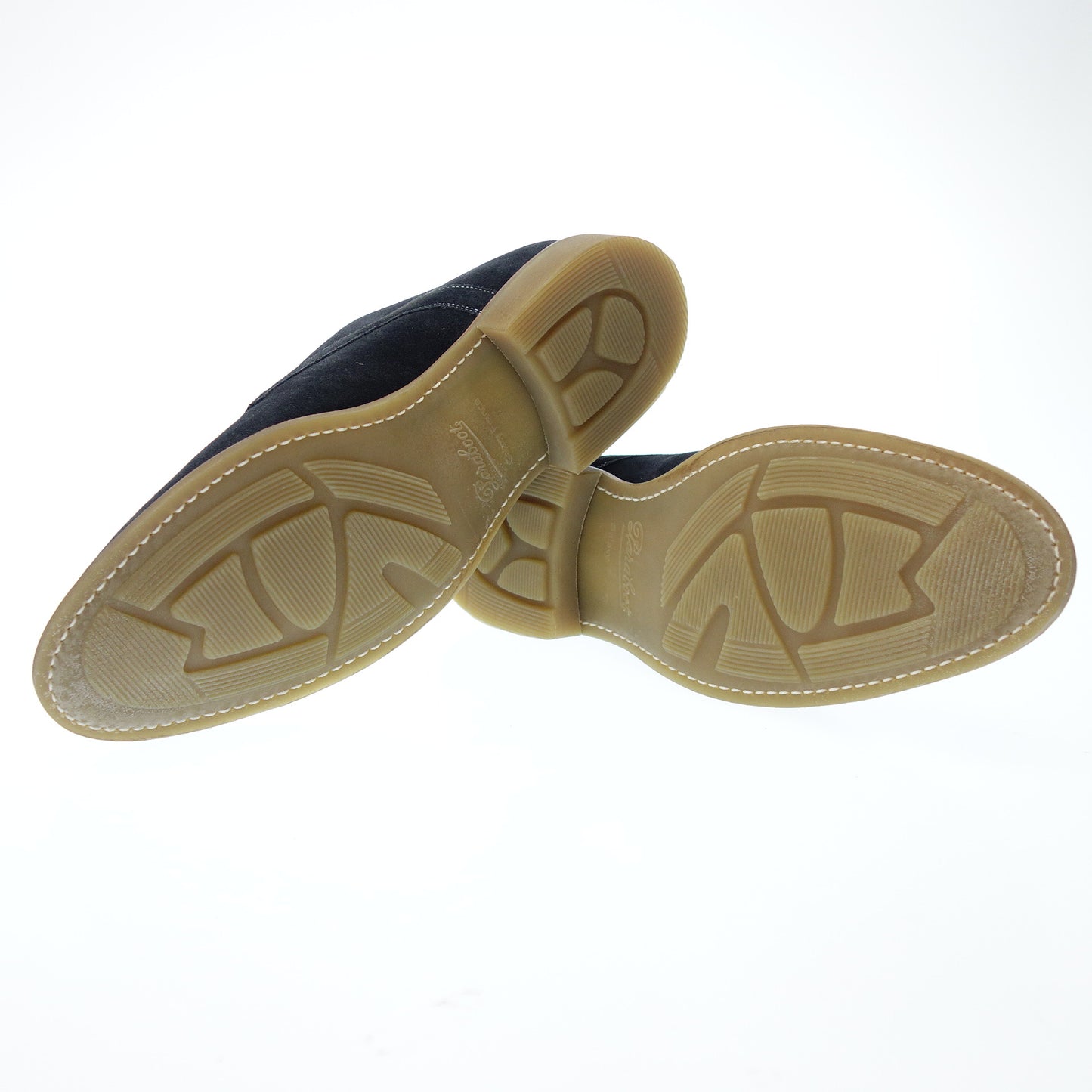 極美品◆パラブーツ レザーシューズ ルソー メンズ 8 ネイビー PARABOOT【AFC9】