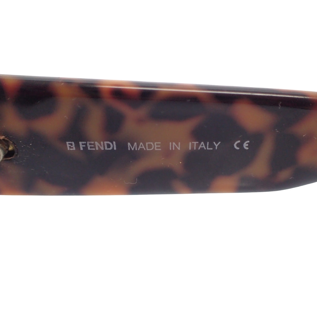 中古◆フェンディ サングラス SL7017 57□16 べっ甲柄 ブラウン×ブラック系 FENDI【AFI6】