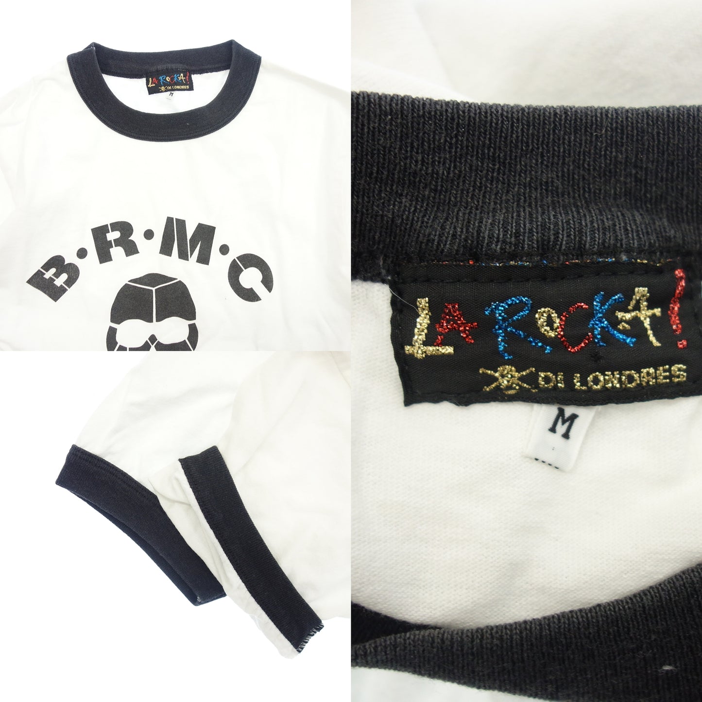 中古◆Tシャツ 4点セット メンズ The FLAT HAND/INDIAN MOTOR CYCLE/McCOY'S/LA ROCKA!【AFB54】