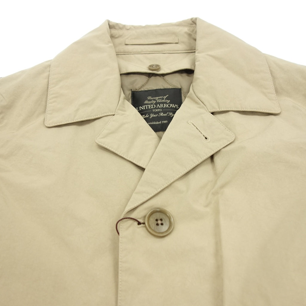 極美品◆ユナイテッド アローズ トウキョウ シングルコート ライナー付 メンズ サイズS ベージュ UNITED ARROWS TOKYO【AFB34】